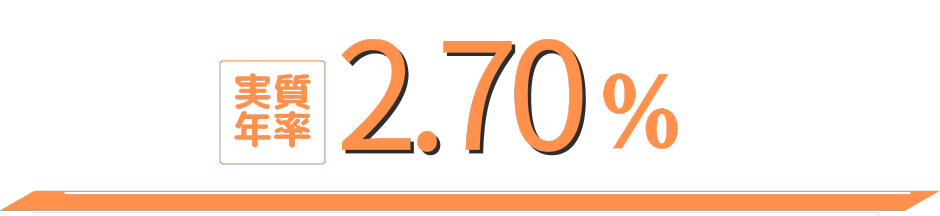 金利2.70%