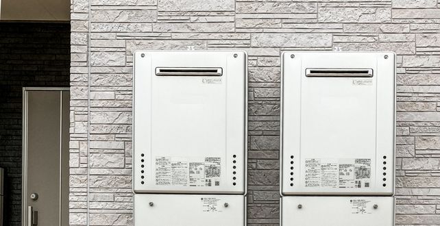 Cアパート給湯器一斉交換施工例